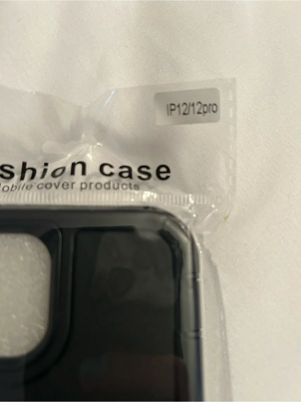 Black Fashion Case Phone Cover for iPhone (IP12/12pro)